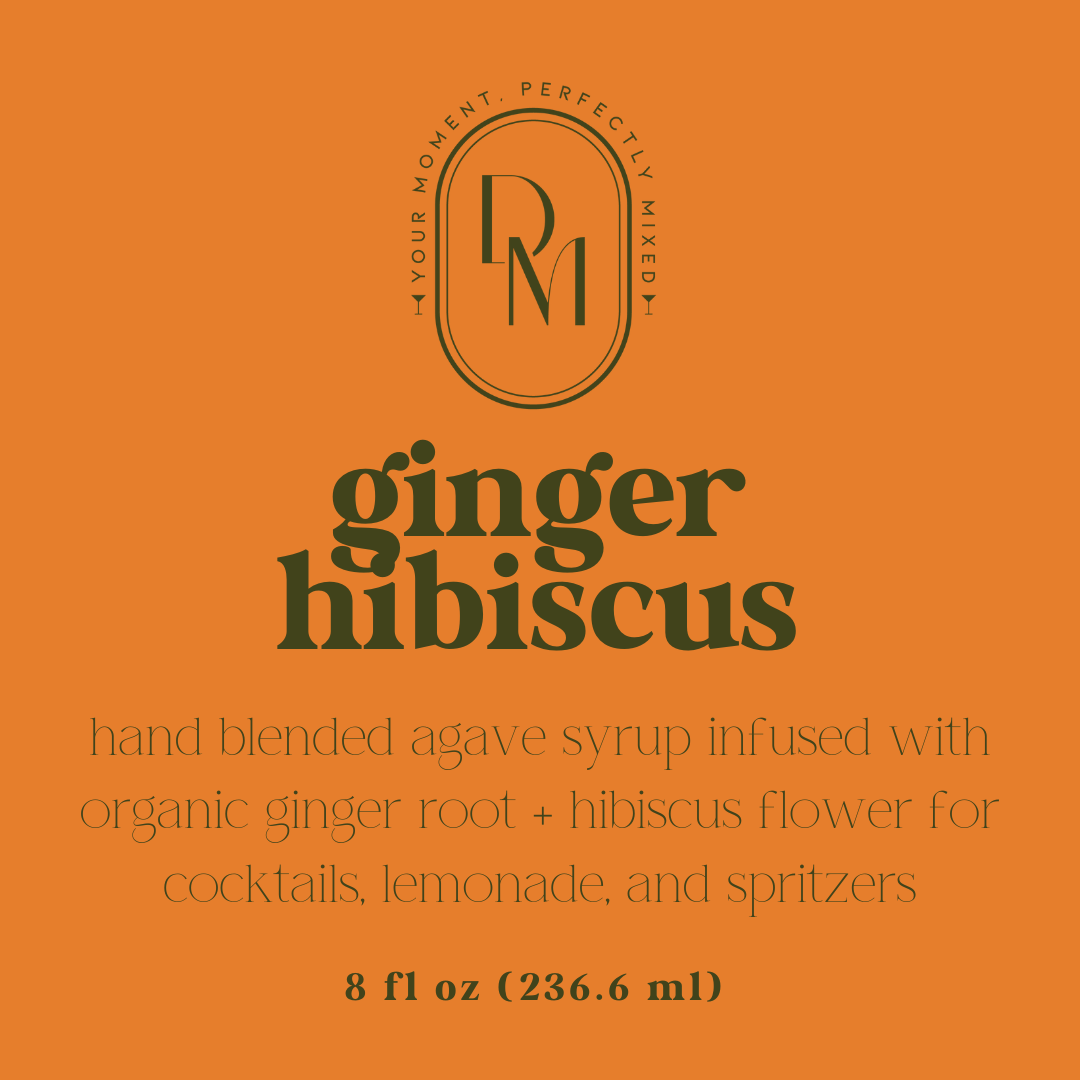 Ginger Hibiscus Agave Syrup